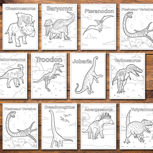 300+ Dinosaur Coloring Pages | Printable Kids Activity Book (PDF)