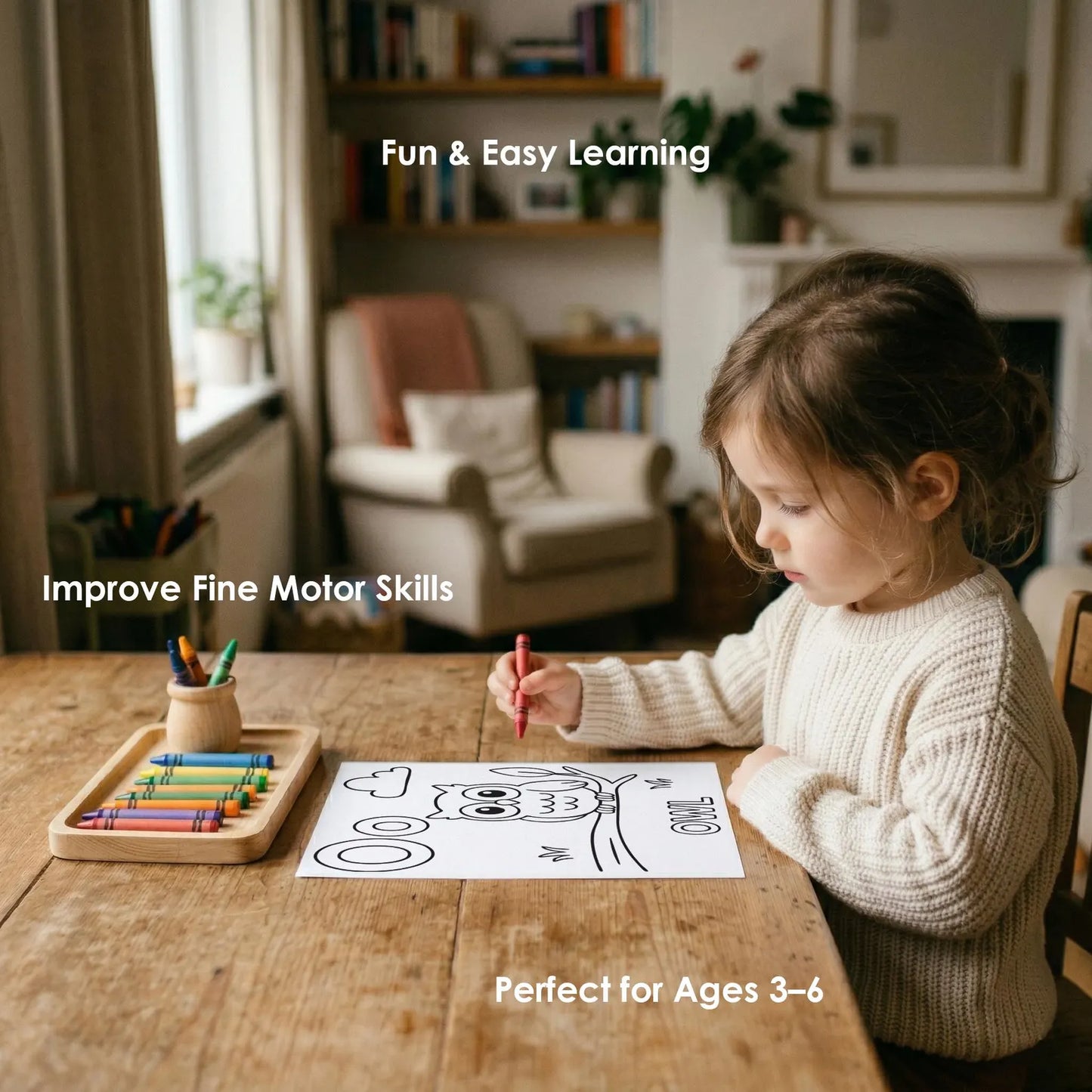 Alphabet Coloring Pages for Kids - 26 Printable ABC Letters with Easy Pictures PDF