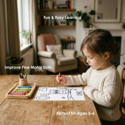 Alphabet Coloring Pages for Kids - 26 Printable ABC Letters with Easy Pictures PDF